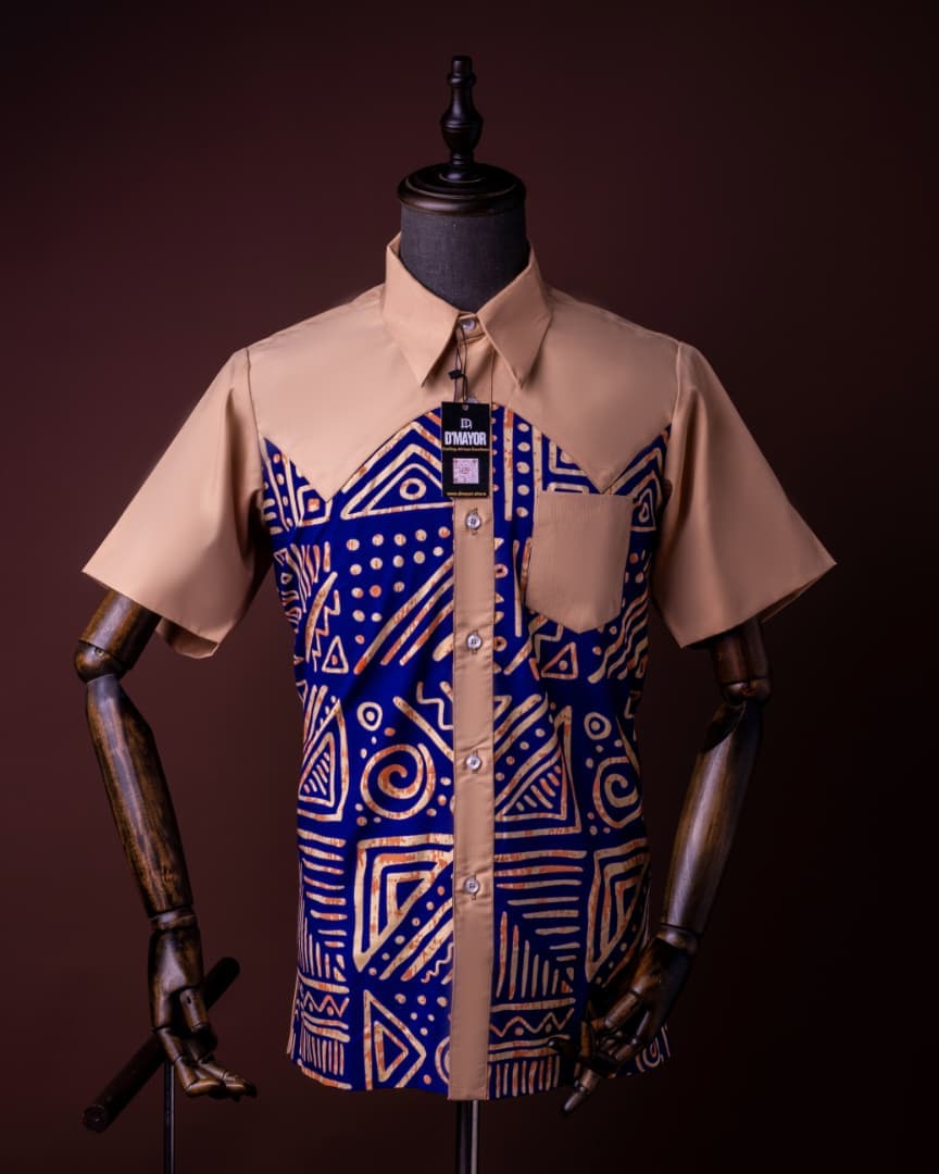 D'MAYOR® Nkyinkyim Signature Tailored Shirt